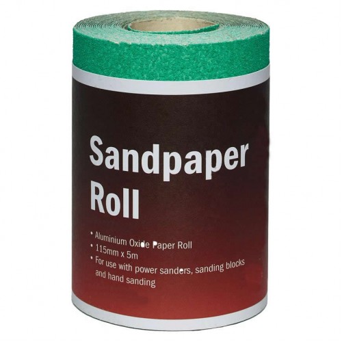 Oakey Roll Cloth Back Sandpaper Aluminium Oxide 115mm X 5m 120 - View #7